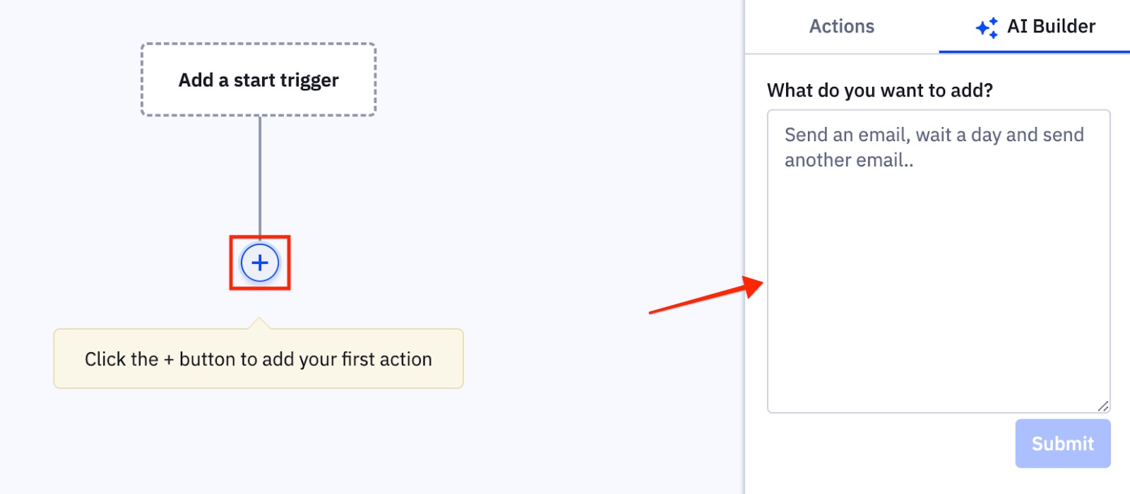 Plus Node and AI Prompt input box.png