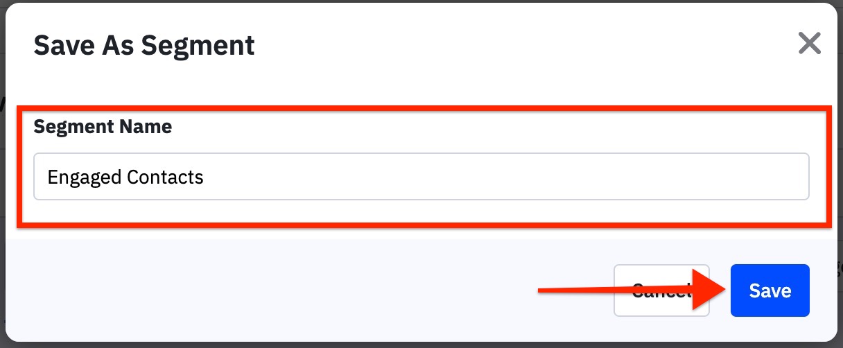 Type the name of the segment and click save in the save as segment modal.jpg