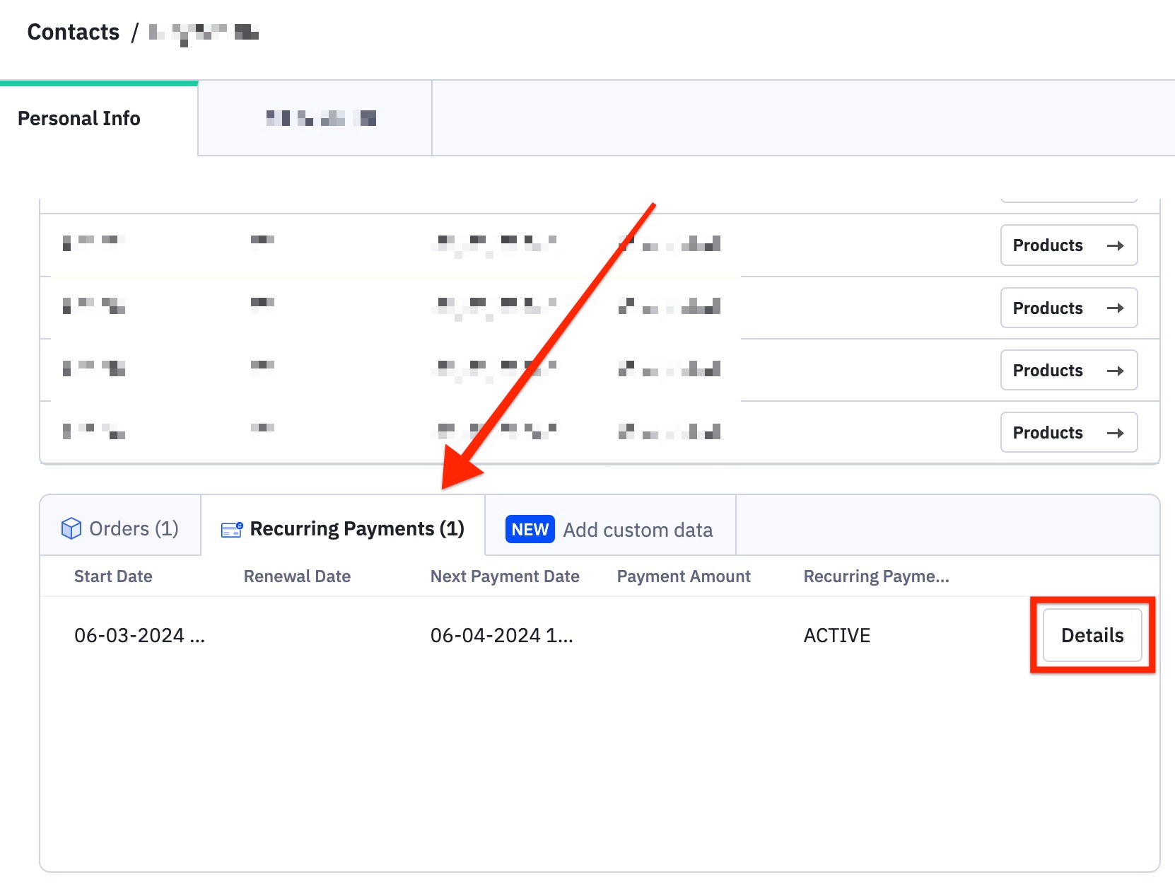 Recurring Payments widget in Contact Profile.jpg
