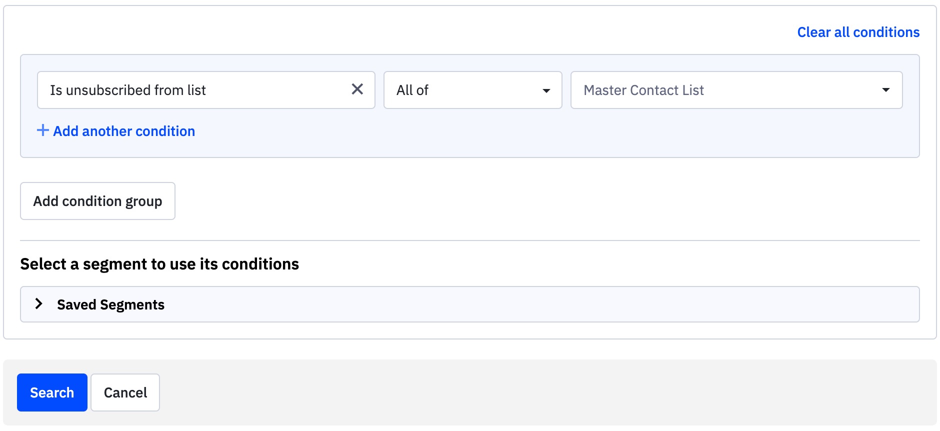 Contacts unsubscribed from one list segment.jpg