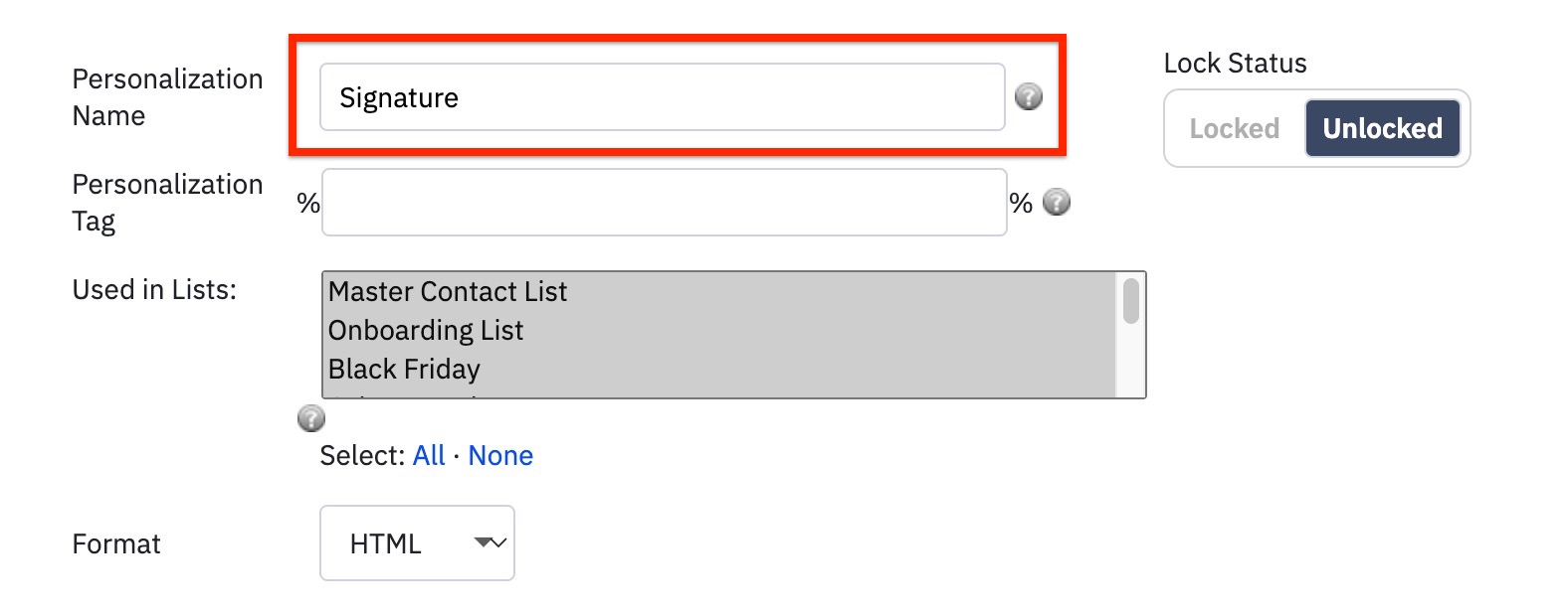 Message Variable Signature typed into the Personalization Name field.jpg