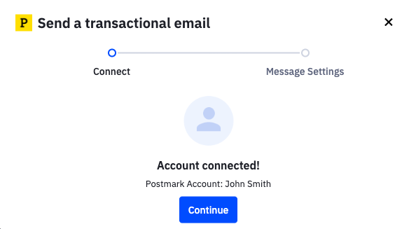 Postmark connection confirmation screen.png