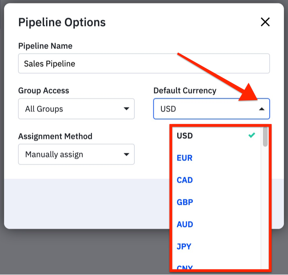 Options de pipelines_Cliquez sur le menu déroulant de la monnaie et choisissez la monnaie.jpg