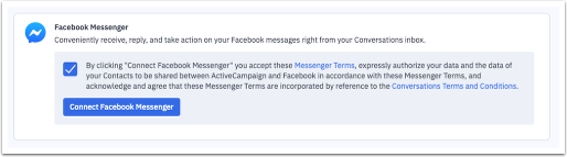 Accept Facebook Messenger terms by clicking the check box and Connect.png