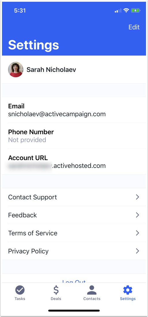 Example_settings_screen_in_ActiveCampaign_mobile_app.jpeg
