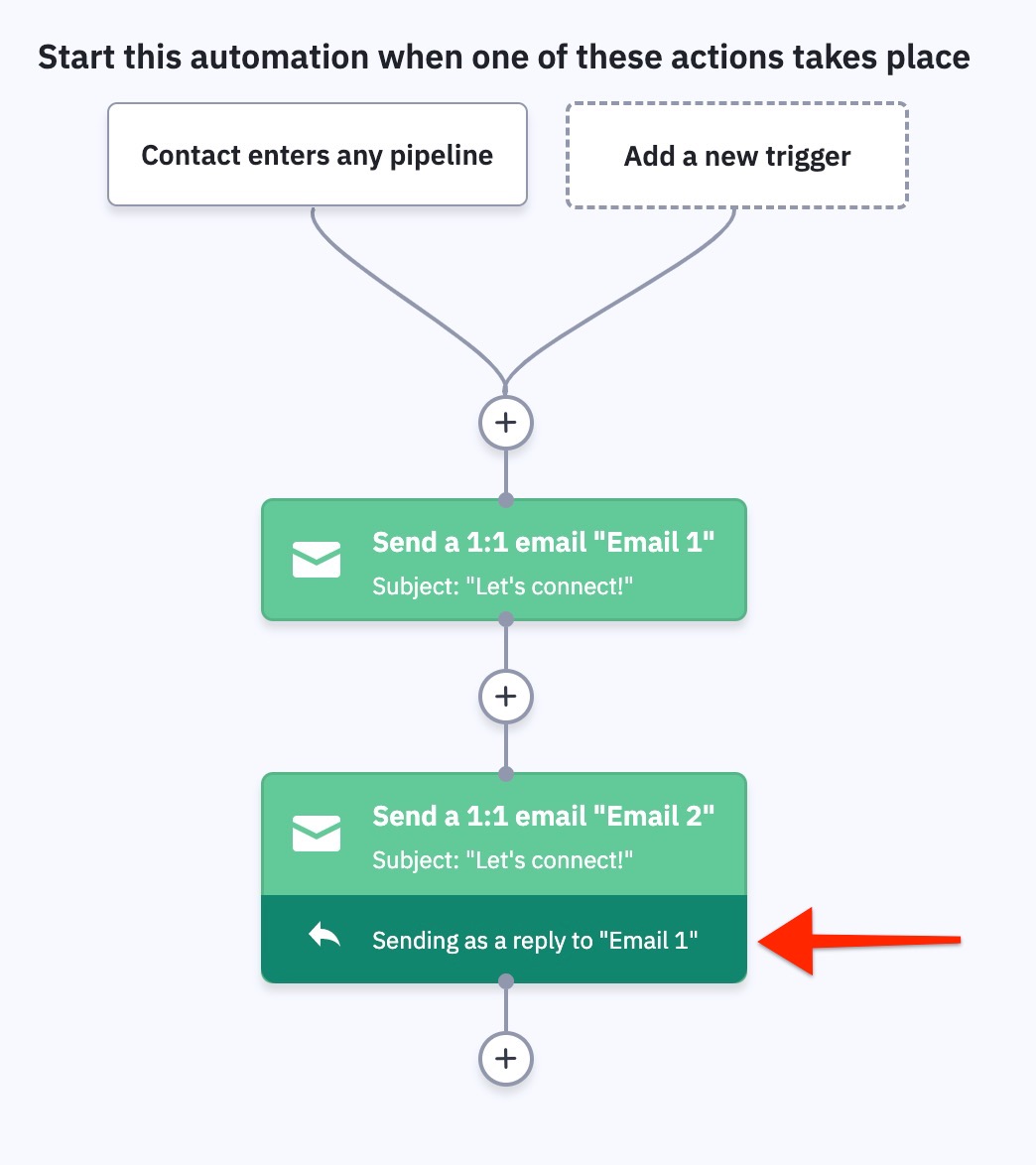 How to use 11 email threading in Automations ActiveCampaign Help Center
